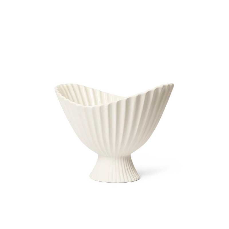 Fountain Schale mit Fuß Keramik & Glas - ferm LIVING
