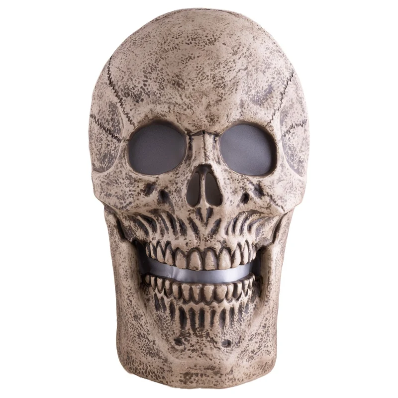 Halloween Dekofigur "Schädel" Animiert | 61 cm