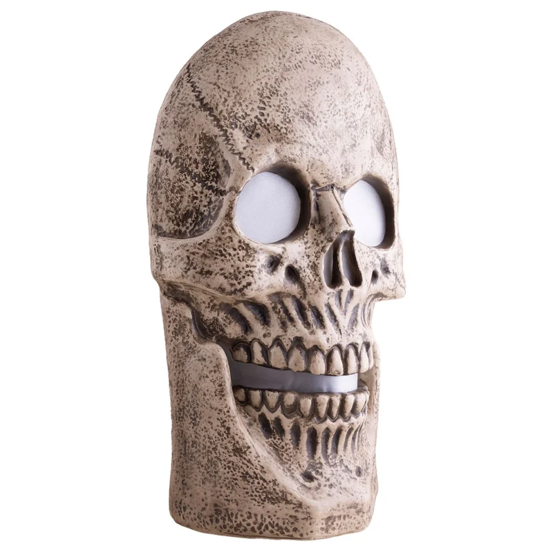 Halloween Dekofigur "Schädel" Animiert | 61 cm