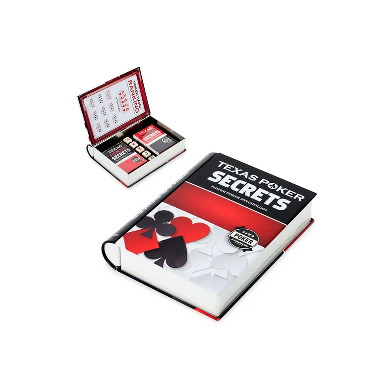 Spielkarten POKER Set 9,90 € TEXAS POKER SECRETS in Box 19x15x4 cm | Balvi Barcelona