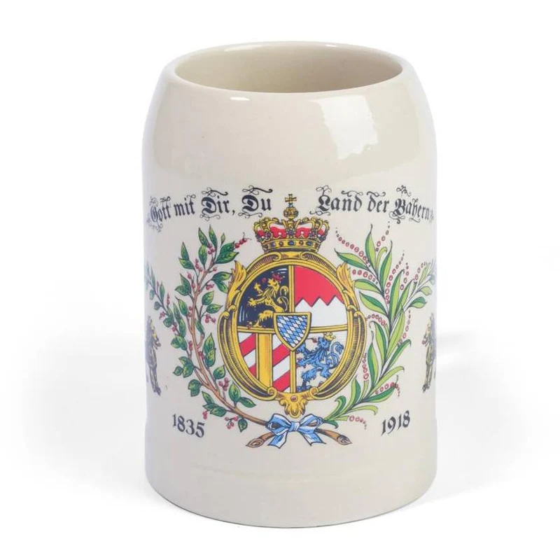 Stein-Bierkrug "Gott mit Dir"