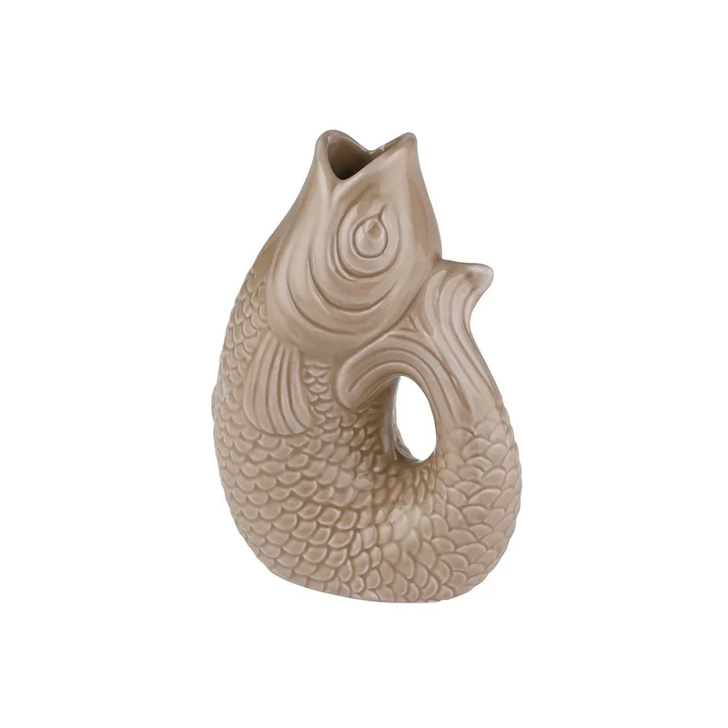 Vase Monsieur Claude graubraun klein