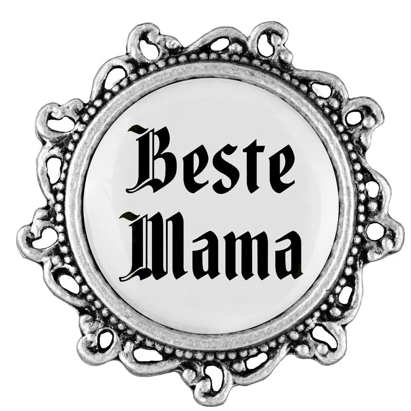 Beste Mama 20mm // verziert