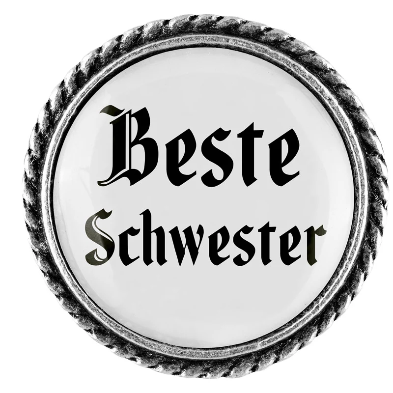 Beste Schwester 25mm // schlicht