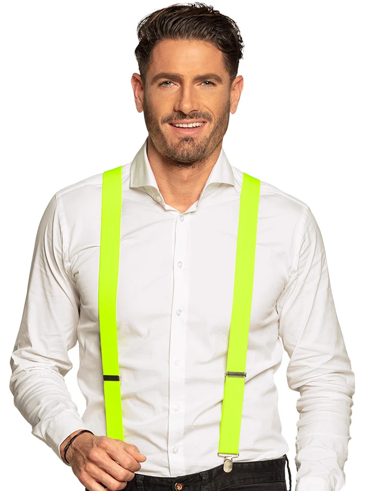 Hosenträger Michel Neon Gelb