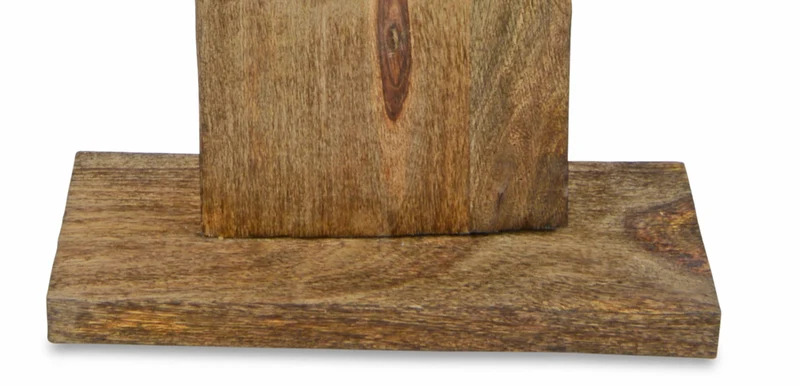 Riffelmacher XL Baumsäule mit Baum-Kerzenhalter 70733 - Natur Silber 100x37cm
