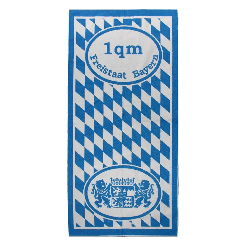 Badetuch "1 qm Freistaat Bayern"