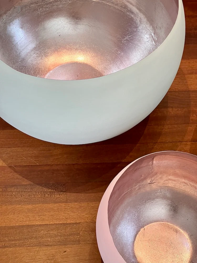 Windlicht MADRAS XXL 3er-Set weiß, blush, rosé