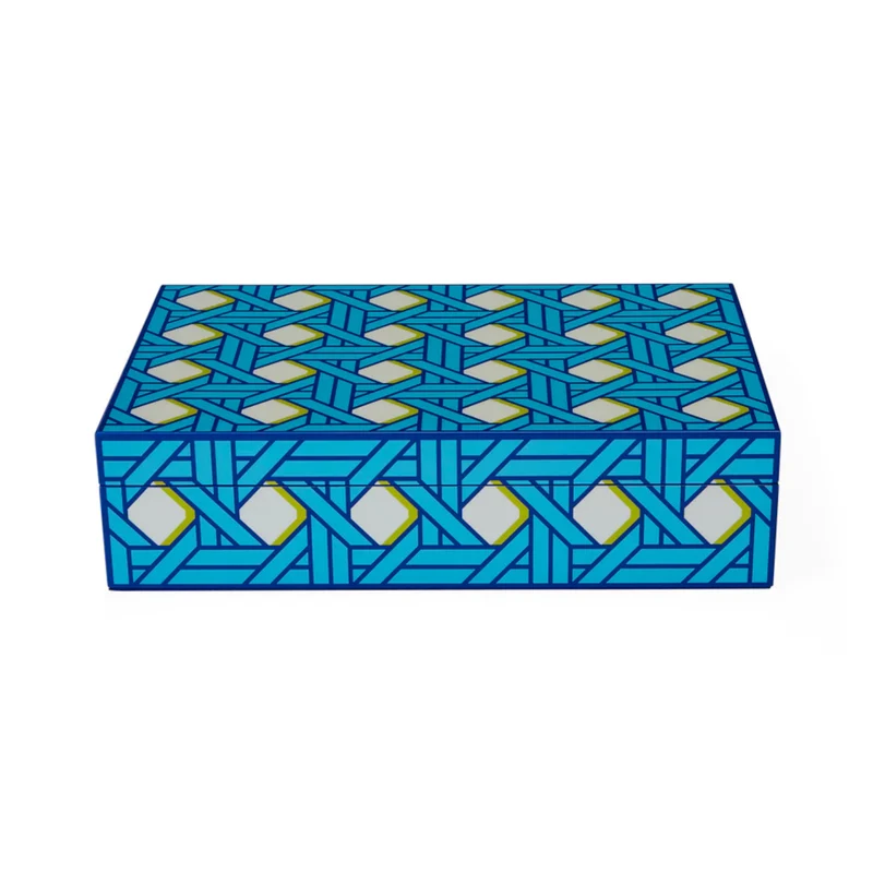 Aufbewahrungsbox Lacquer BASKETWEAVE large
