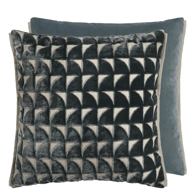 Kissen MARQUISE GRAPHITE Samt, 50 x 50 cm