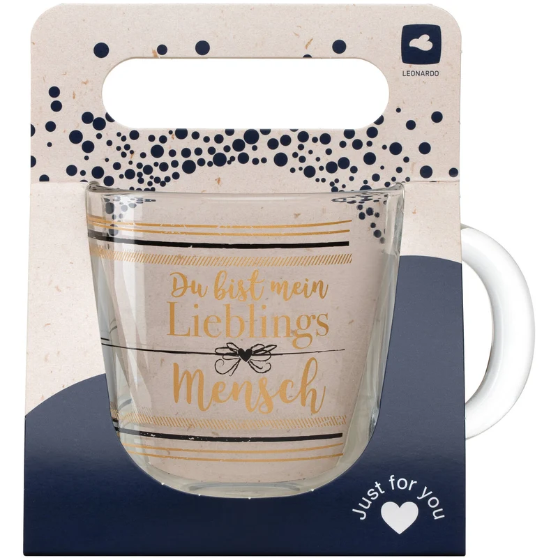 Tasse EMOZIONE 400 ml 'Du bist mein Lieblingsmensch'