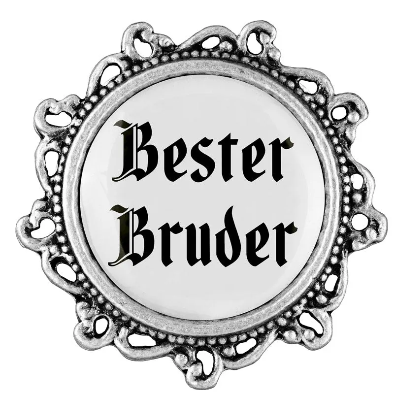 Bester Bruder 20mm // verziert