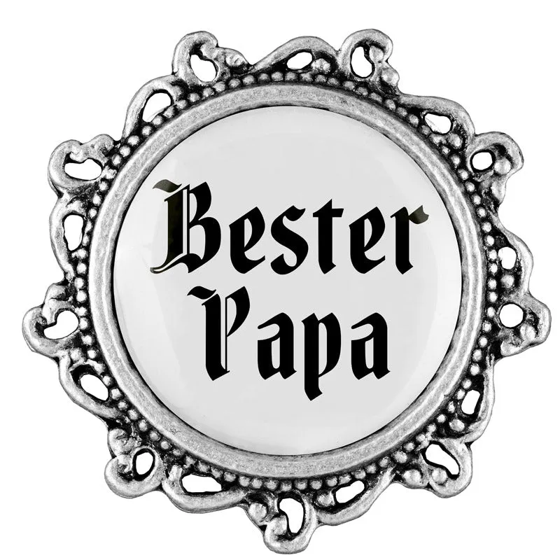 Bester Papa 20mm // verziert