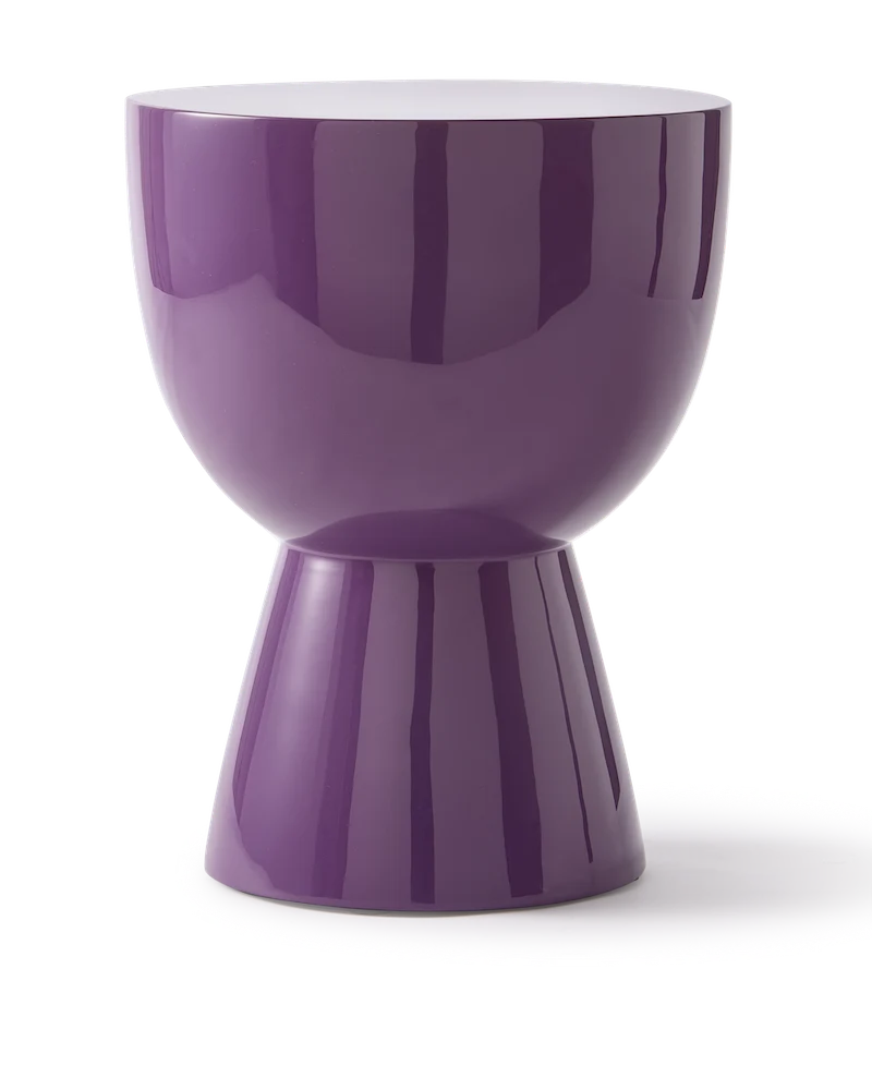 Polspotten Tip Tap Hocker/Beistelltisch in dark purple