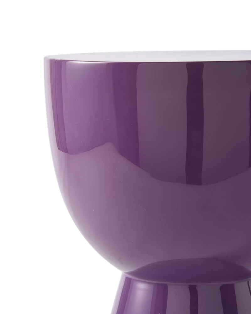 Polspotten Tip Tap Hocker/Beistelltisch in dark purple