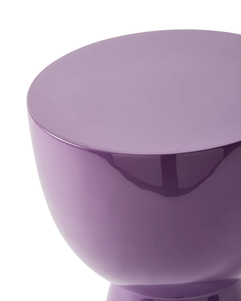 Polspotten Tip Tap Hocker/Beistelltisch in dark purple