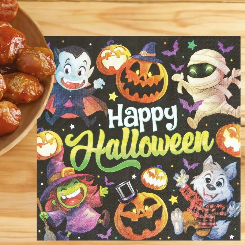 Halloween "Kleine Monster" | Servietten 33x33cm/20Stk.