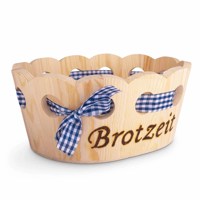 Holzkorb "Brotzeit"