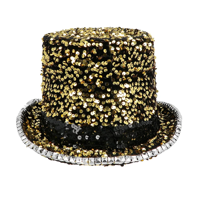 Pailletten Zylinder "Desert" | Hut Gold