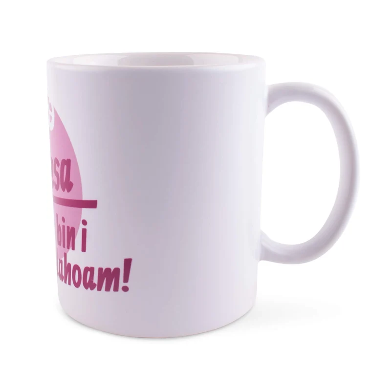 Tasse "Do bin i dahoam" mit Wunschname