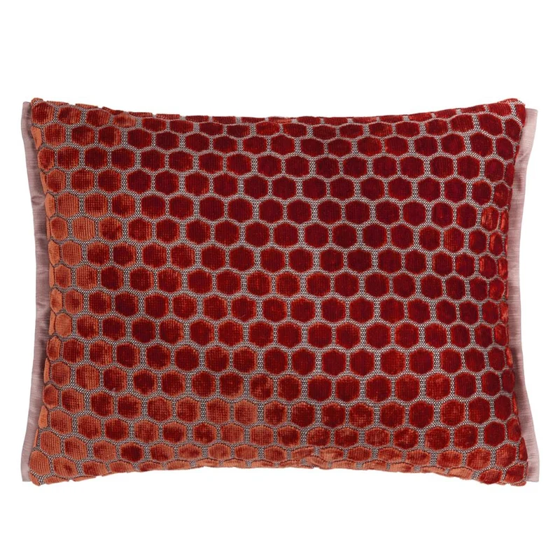 Kissen JABOT PIMENTO Samt, 30 x 40 cm