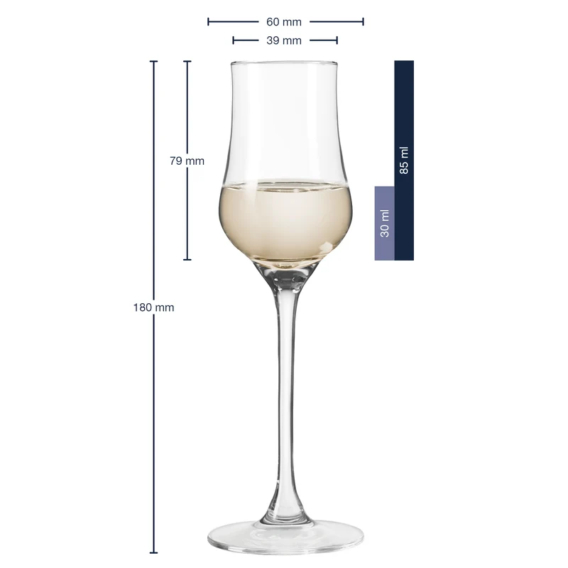 Grappaglas CIAO+ 85 ml 6er-Set