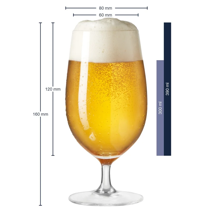 Bierglas CIAO+ 390 ml mit persönlicher Gravur