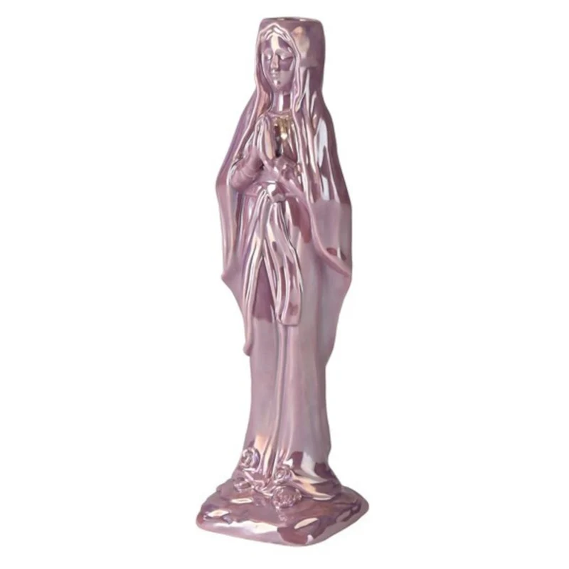 Madonna Kerzenhalter Rainbow Violett, H25 cm