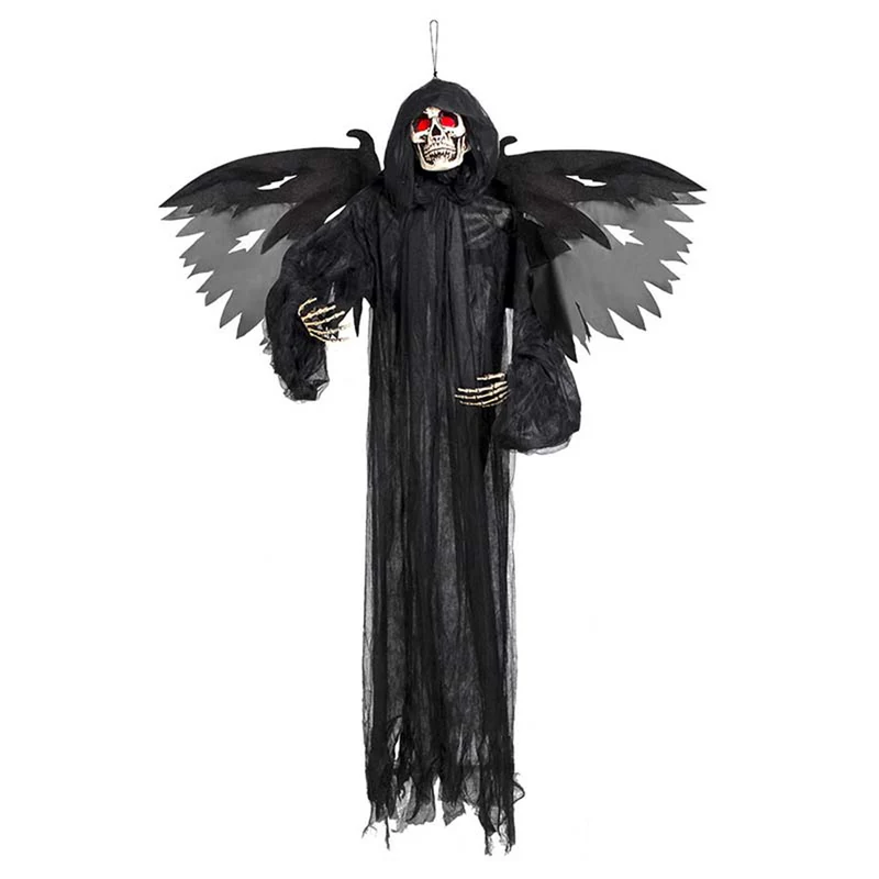 Hänge Figur schwingender Dämon 165 cm Licht