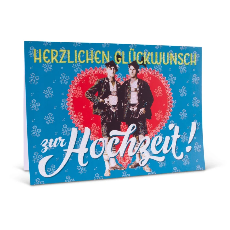 Glückwunschkarte "Zur Hochzeit"
