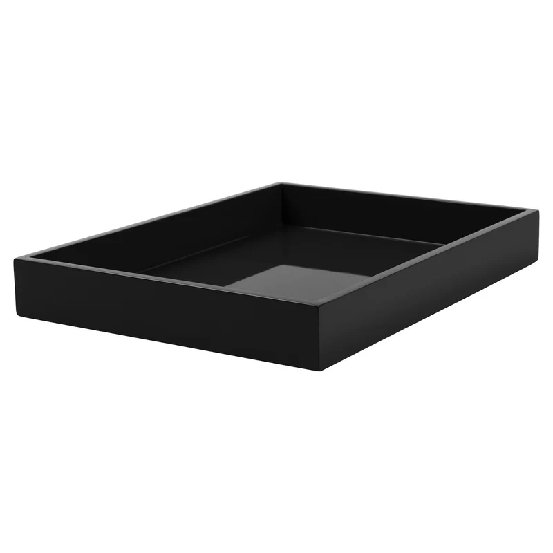 Tablett SPA M rechteckig schwarz 40,4x5x29,3cm