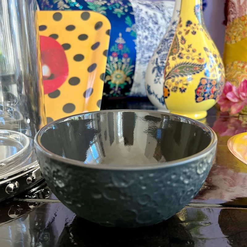 Bowl COSMIC LUNAR schwarz ø19x9cm