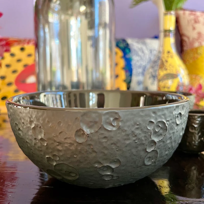 Bowl COSMIC LUNAR schwarz ø19x9cm