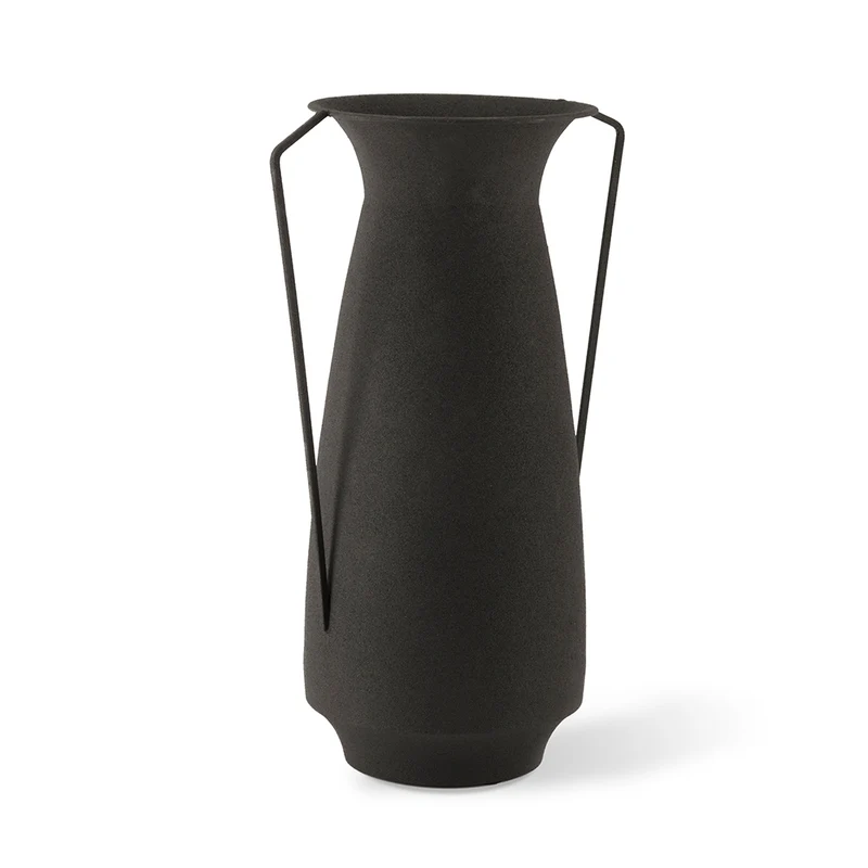 Vase ROMAN matt schwarz im 4er-Set