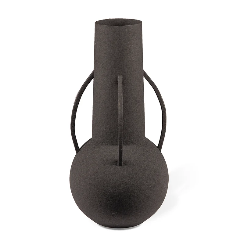 Vase ROMAN matt schwarz im 4er-Set