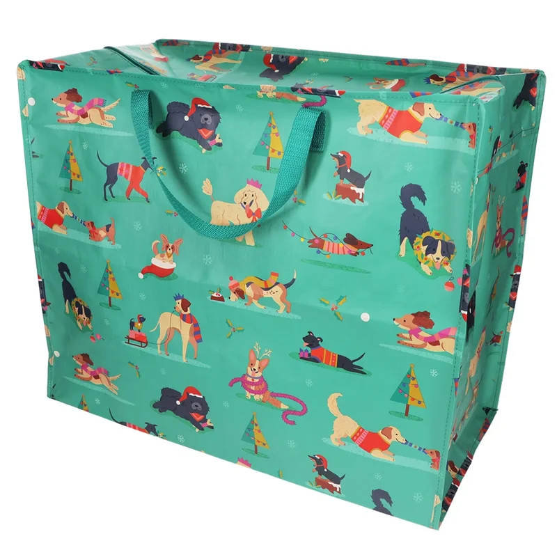 Riesentasche XXL Jumbo Bag FESTIVE FRIENDS ca. 58x28x48 cm REX LONDON