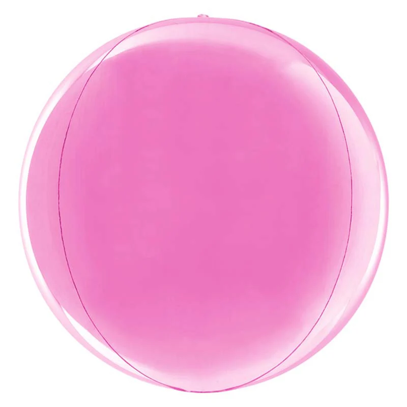 Orbz 4D Globe Platinum Fuchsia 38 cm Bulk