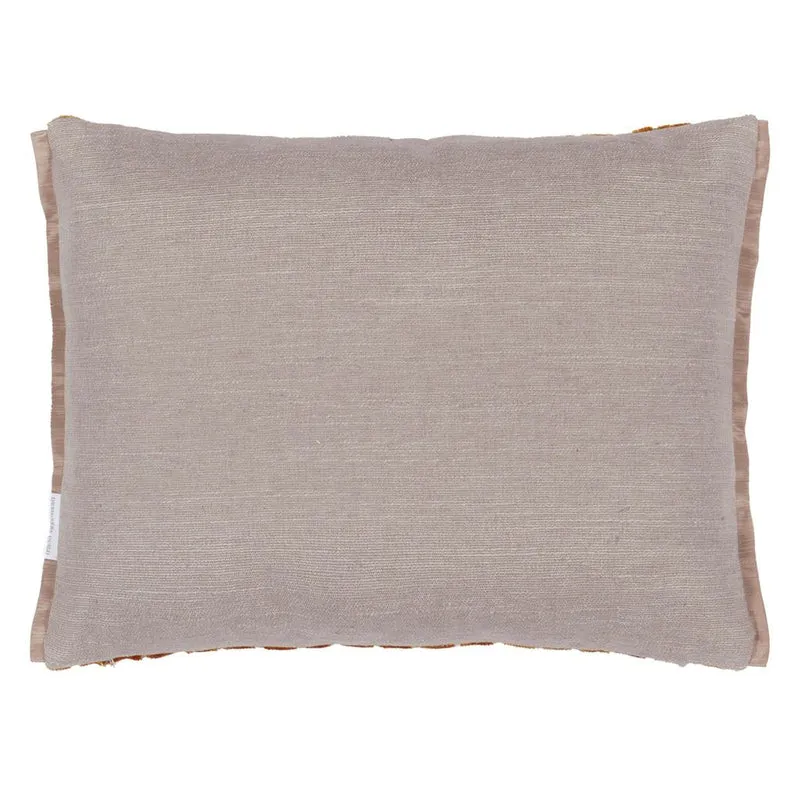 Kissen JABOT MUSTARD Samt