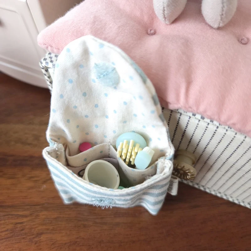 Maileg Vorteil-Set ZAHNPUTZ-SET blau und coral BUNDLE für Mäuse
