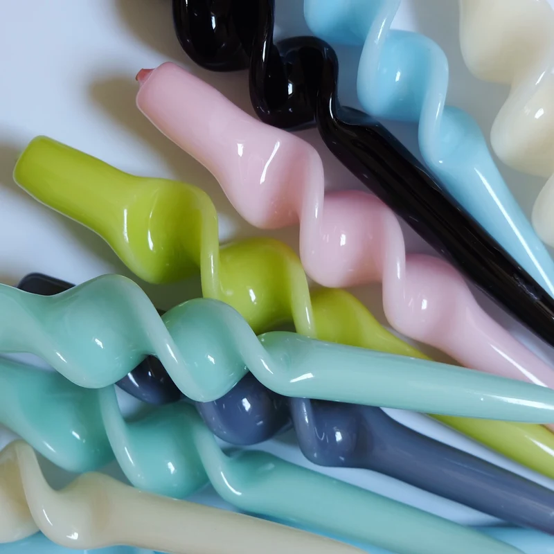 4er Set Twist Kerzen Swirl