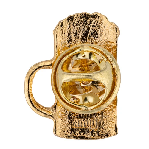 Bierkrug Pin | gold