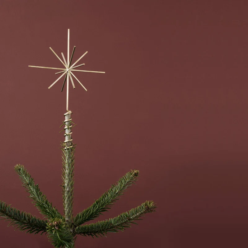 Christbaumspitze Stern modern Messing & Silber - ferm LIVING