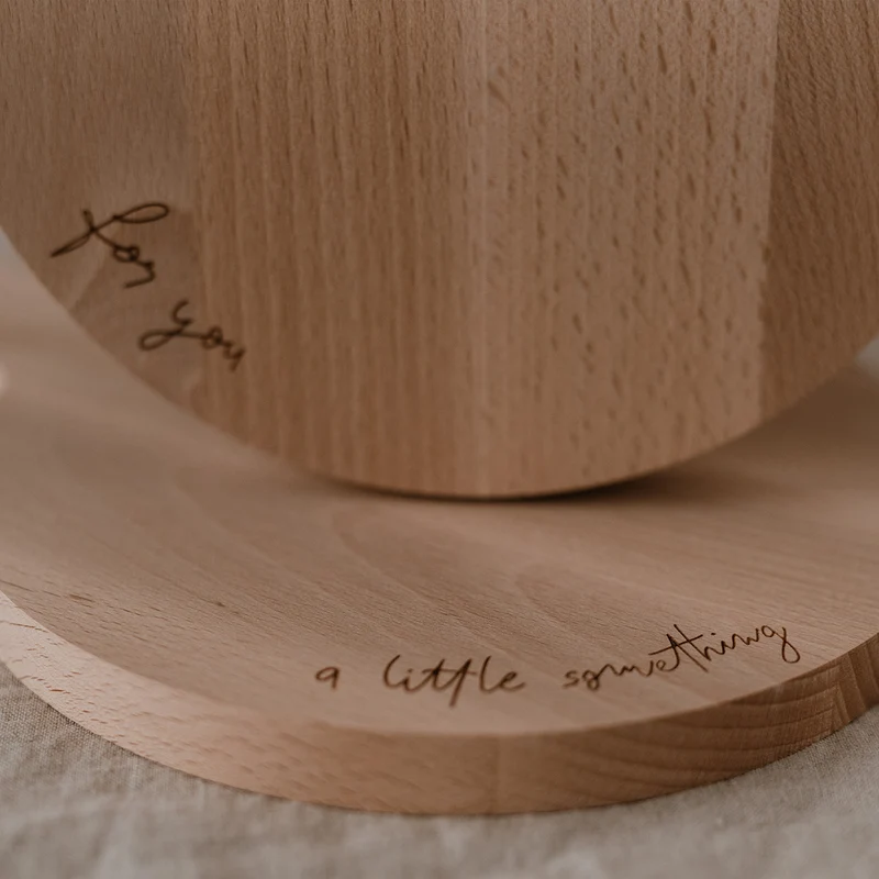 Eulenschnitt Mini-Schneidebretter Little something 2er-Set
