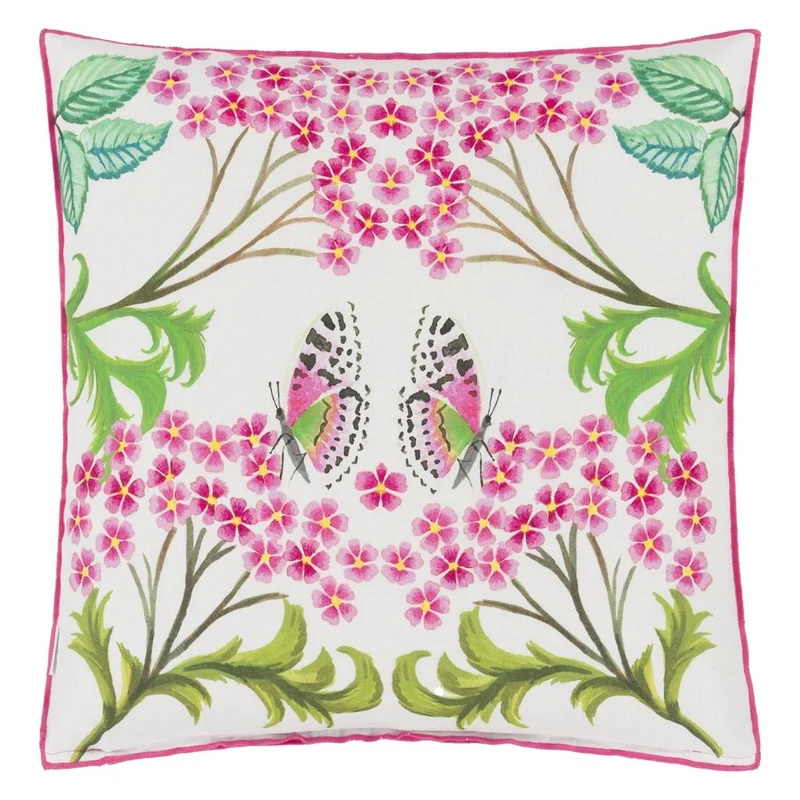 Kissen ELEONORA LINEN FUCHSIA, 55 x 55 cm