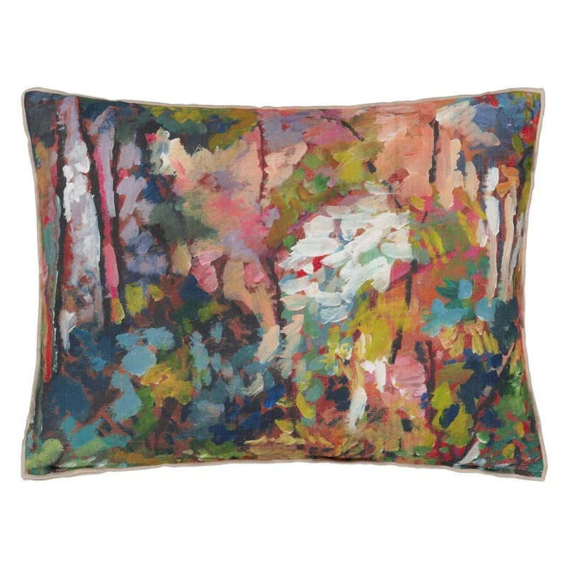 Kissen FORET IMPRESSIONNISTE FOREST, 60 x 45 cm