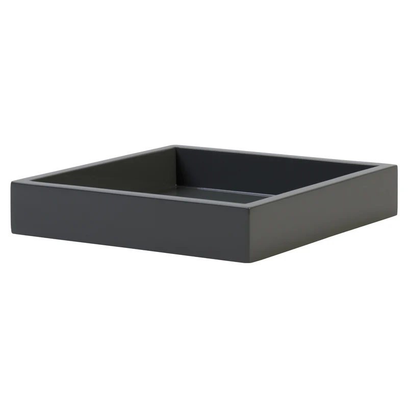 Tablett SPA S quadratisch graphite 19x3,5x19cm