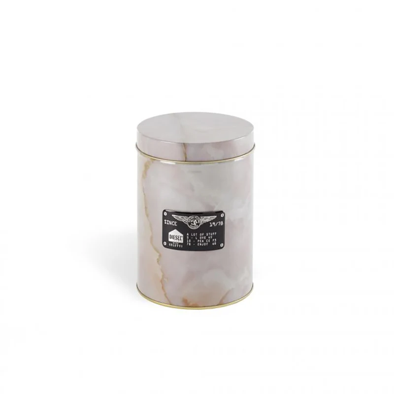 Metallschachtel 'ALUMARBLE ROUND' rund