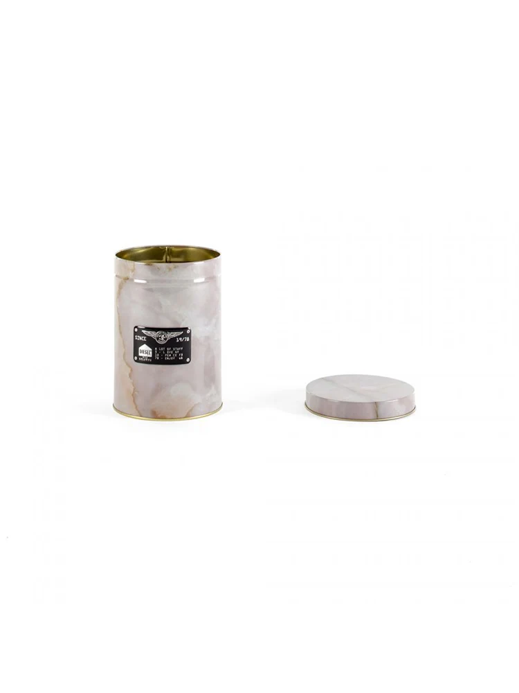 Metallschachtel 'ALUMARBLE ROUND' rund