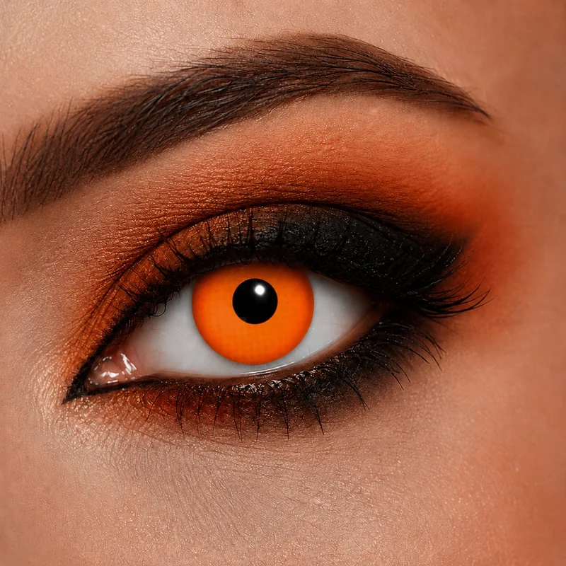 One Week Motiv Kontaktlinsen "Halloween" | Orange (w51)