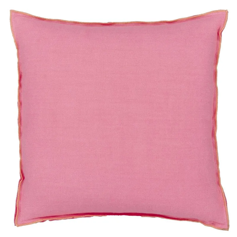 Kissen BRERA LINO HIBISCUS & PEACH, 43 x 43 cm